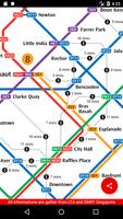 SG MRT Map poster