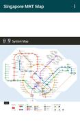 Singapore Train Map (Offline) Affiche