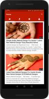 Simple Easy Mehndi Designs Videos : Arabic, Indian โปสเตอร์