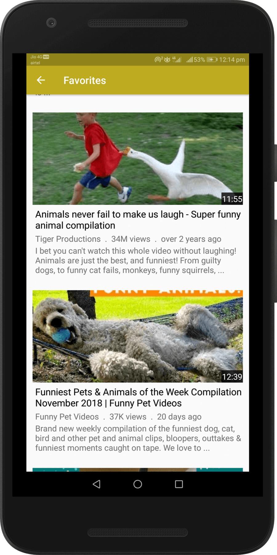 TαΊ£i xuα»ng APK Funny Animal Videos - Cats, Dogs Funniest Moments cho Android TαΊ£i xuα»ng APK Funny Animal Videos - Cats, Dogs Funniest Moments cho Android