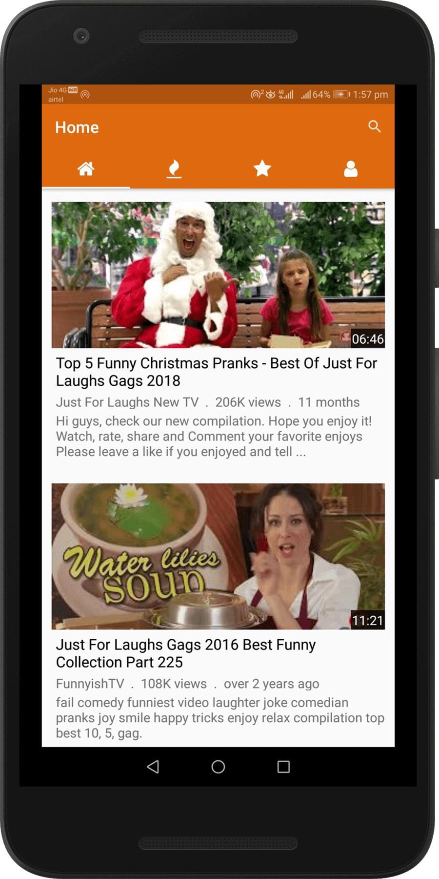 Funny Videos - Funny Pranks, Gags, Just for Laughs APK للاندرويد تنزيل