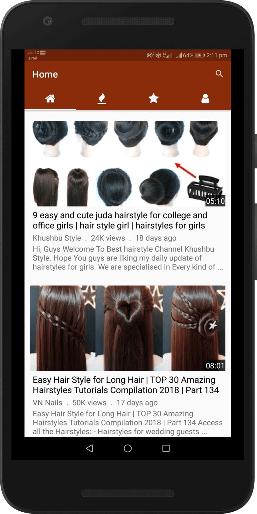 Hairstyle Videos for Girls - Hair Style Tutorials APK for Android Download
