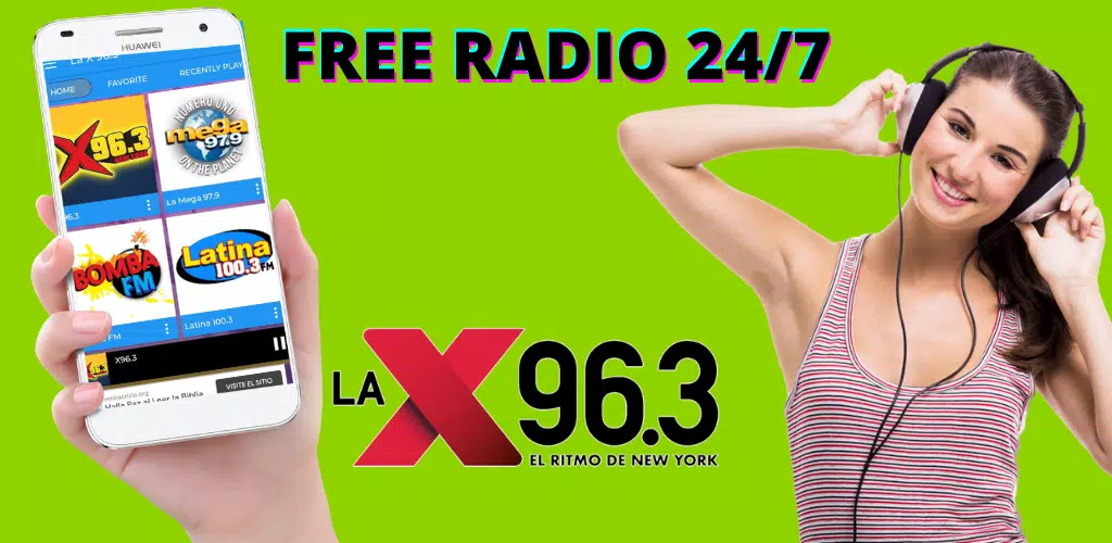 La X 96.3 New York Radio Online x96.3 FM New York APK للاندرويد تنزيل