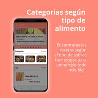 Recetas de comida con sobras Ekran Görüntüsü 1
