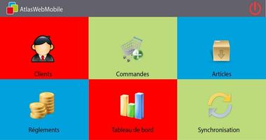 AtlasWeb (Prise de commande) ảnh chụp màn hình 2