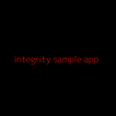 Integrity Sample App আইকন