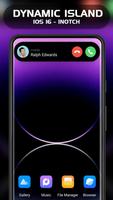 Dynamic Island Notch iOS 16 الملصق