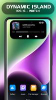 Dynamic Island Notch iOS 16 تصوير الشاشة 1