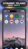Dynamic Island Notch iOS 16 تصوير الشاشة 3