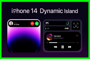 پوستر Dynamic Island ios 14 Guide