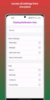 Floating Notification View تصوير الشاشة 1