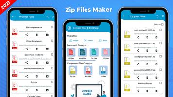 Extracteur de fichiers et Zip Maker (Rar, 7z, Zip) capture d'écran 3