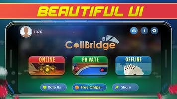 Call Bridge Card Game - Spades โปสเตอร์