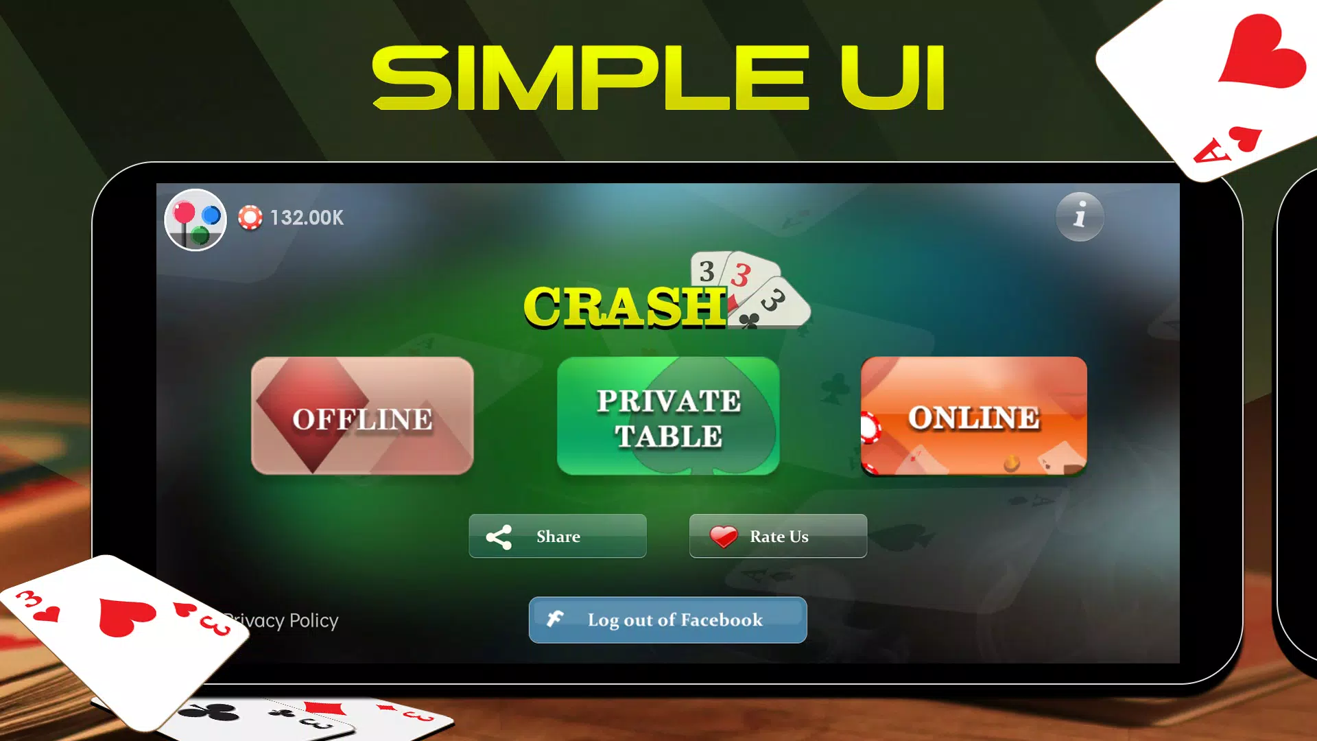 Crash - 13 Card Brag Game APK for Android Download