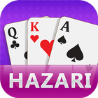 Hazari Card Game Offline-icoon