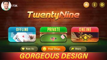 29 card game online play پوسٹر