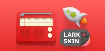 Lark Player Theme - Red Radio