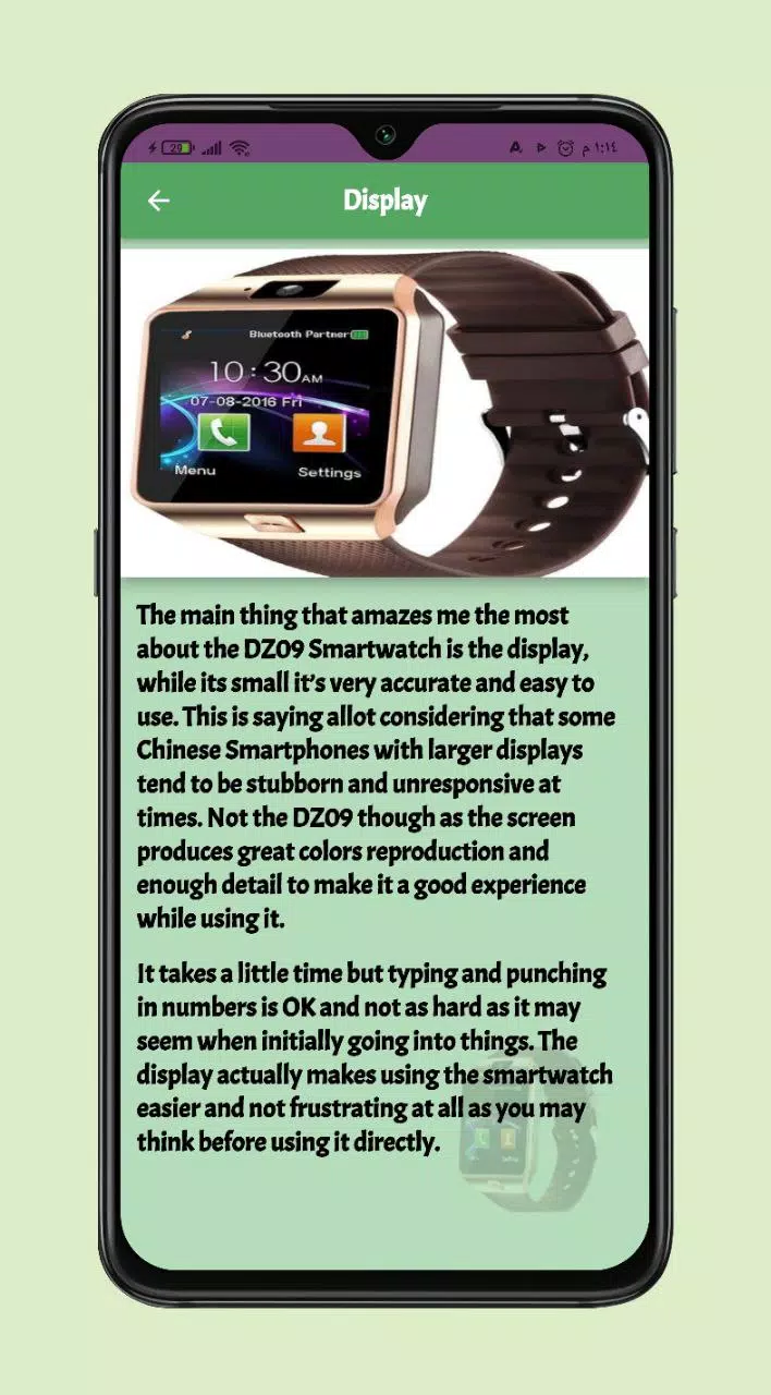 smartwatch dz09 guide APK for Android Download