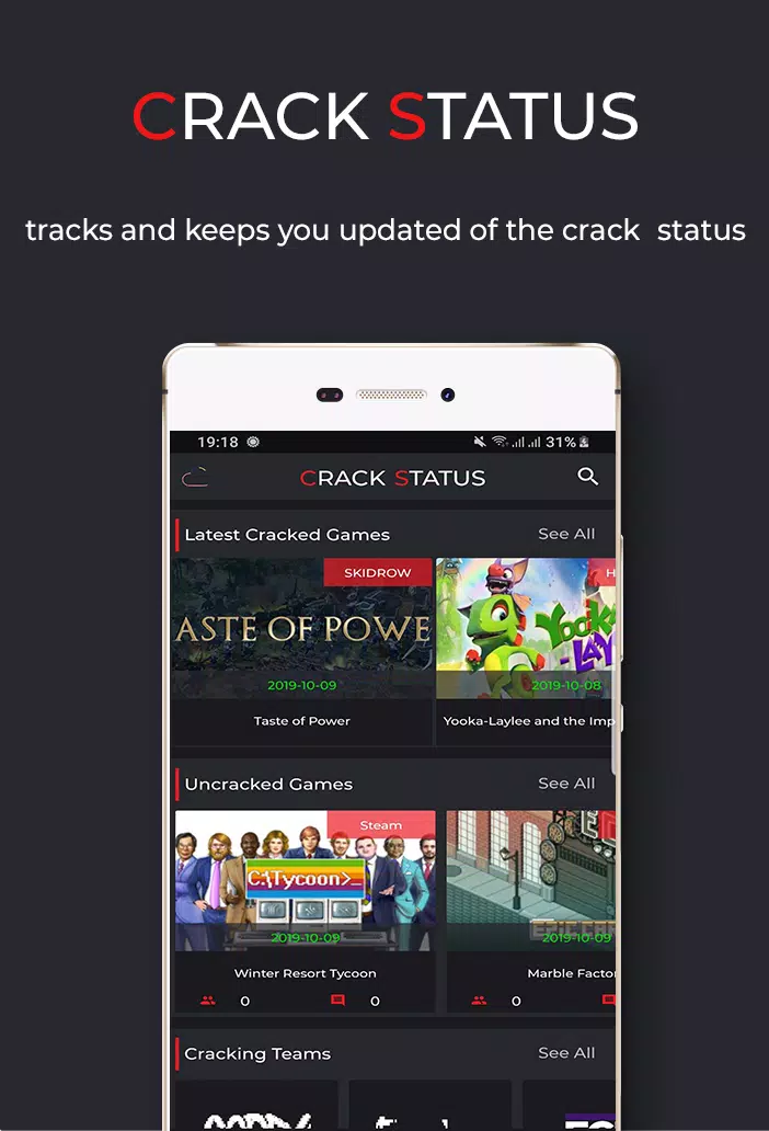 Crack Status  Updated Cracked Status of Games