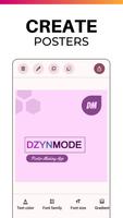 Poster Maker App - DzynMode capture d'écran 1