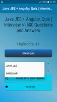 Java, JEE + Angular | Quiz, in capture d'écran 1
