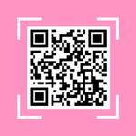 QR CODE PINK icon