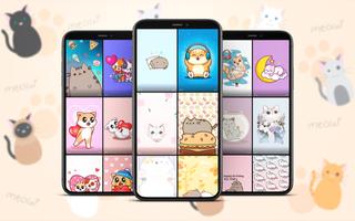 Poster Cat Kawaii Wallpapers