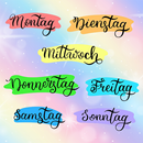 Wochentage Bilder APK