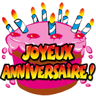 Joyeux Anniversaire Zeichen