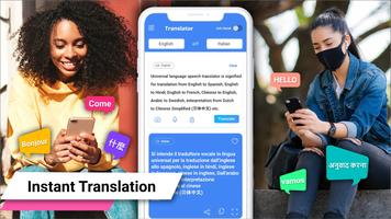 Poster app di traduzione vocale