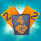 Merge Diamond Cards Puzzle icône