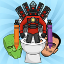 Skibidi Toilet Coloring Book-APK