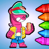 Coloring Brawl Stars All Skins