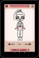 Drawing Cute Famous Stars imagem de tela 3