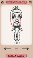 Drawing Cute Famous Stars imagem de tela 1
