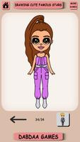 Drawing Cute Famous Stars imagem de tela 2