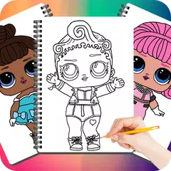 Скачать Drawing Cute Dolls APK