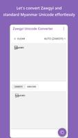 Zawgyi Unicode Converter Cartaz