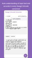 Zawgyi Unicode Converter imagem de tela 1