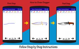 Comment dessiner un poignard capture d'écran 2