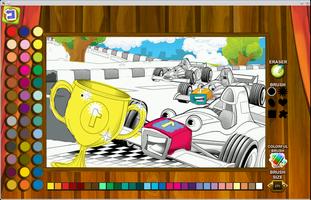 Happy Cars Art Sketching Pages imagem de tela 1