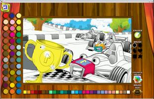 Happy Cars Art Sketching Pages screenshot 1