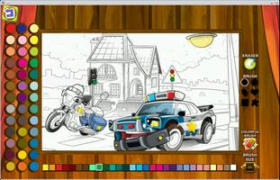 Happy Cars Art Sketching Pages اسکرین شاٹ 2