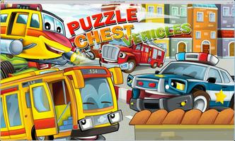 Vehicles Jigsaw Puzzles Affiche