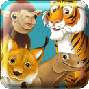 Puzzle coloring Asia Animals APK