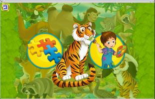 Puzzle coloring Asia Animals screenshot 1