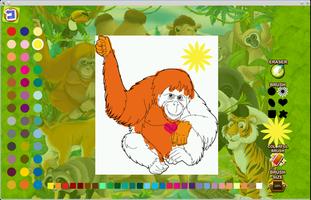 Puzzle coloring Asia Animals screenshot 2