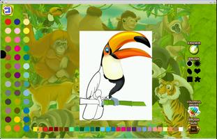 Puzzle coloring Asia Animals Screenshot 3