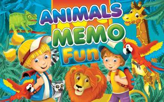 Memory Game Animals Affiche