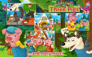 Three Pigs Jigsaw Puzzle Game ảnh chụp màn hình 2